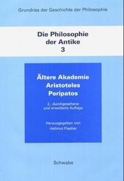 Cover of: Die Philosophie der Antike by herausgegeben von Hellmut Flashar.