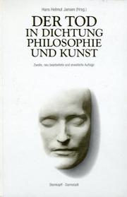 Cover of: Der Tod in Dichtung, Philosophie und Kunst