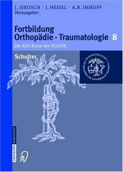 Cover of: Schulter (Fortbildung Orthopädie - Traumatologie) by 