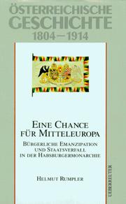 Cover of: Eine Chance für Mitteleuropa by Helmut Rumpler