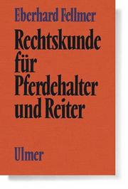 Cover of: Rechtskunde für Pferdehalter und Reiter