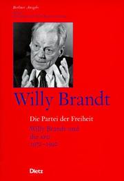Cover of: Berliner Ausgabe by Willy Brandt