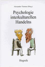 Cover of: Psychologie interkulturellen Handelns by herausgegeben von Alexander Thomas.