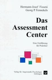 Cover of: Das Assessment-Center: eine Einführung für Praktiker