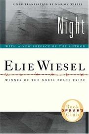 Cover of: Night (Oprah's Book Club) by Elie Wiesel