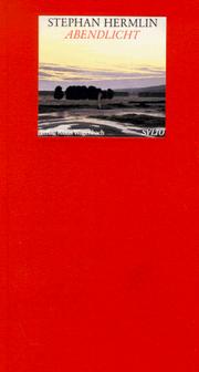 Cover of: Abendlicht. Prosa. by Stephan Hermlin