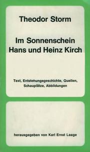 Im Sonnenschein ; Hans und Heinz Kirch by Theodor Storm