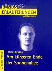 Cover of: Am kürzeren Ende der Sonnenallee (Königs Erläuterungen und Materialien; 409)