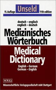 Cover of: German-English/English - German Medical Dictionary by 