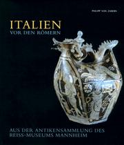 Cover of: Italien vor den Römern by Städtisches Reiss-Museum Mannheim.
