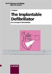 Cover of: The implantable defibrillator by L. Jordaens, L. Jordaens