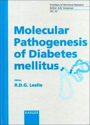 Cover of: Molecular pathogenesis of diabetes mellitus