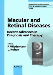 Macular and retinal diseases by Peter Wiedemann