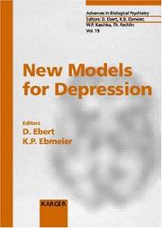 Cover of: New models for depression