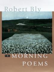 Cover of: Morning poems by Robert Bly