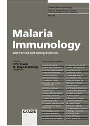 Cover of: Malaria Immunology (Chemical Immunology)