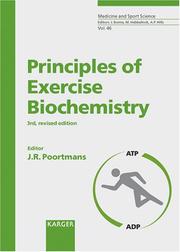 Cover of: Principles of Exercise Biochemistry (Medicine and Sport Science)
