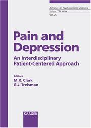 Cover of: Pain and Depression by 