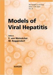 Cover of: Models Of Viral Hepatitis (Monographs in Virology)