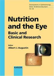 Cover of: Nutrition And The Eye by Albert J. Augustin