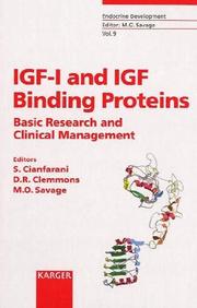 Cover of: Igf-i And Igf Binding Proteins by 