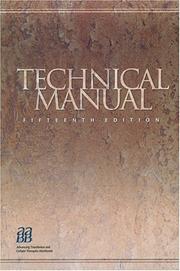 Cover of: Technical Manual