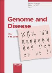Genome and disease by Jean-Nicolas Volff
