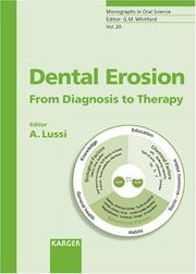 Cover of: Dental Erosion by Adrian Lussi