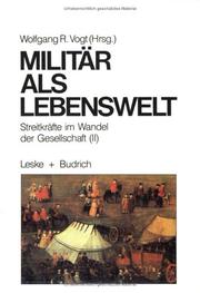 Cover of: Militär als Lebenswelt