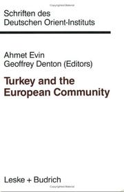 Cover of: Turkey and the European community