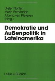 Cover of: Demokratie und Aussenpolitik in Lateinamerika