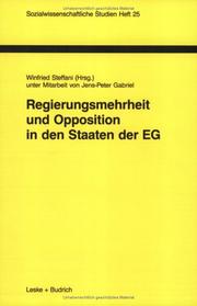 Regierungsmehrheit und Opposition in den Staaten der EG cover