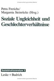 Cover of: Soziale Ungleichheit und Geschlechterverhältnisse