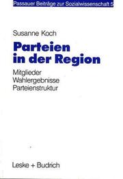 Cover of: Parteien in der Region by Susanne Koch