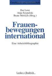 Cover of: Frauenbewegungen international: eine Arbeitsbibliographie