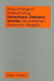 Cover of: Deutschland, Österreich und die Schweiz by K. Armingeon