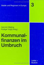 Cover of: Kommunalfinanzen im Umbruch