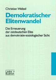 Cover of: Demokratischer Elitenwandel by Christian Welzel