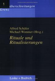 Cover of: Rituale und Ritualisierungen