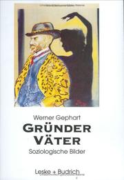 Cover of: Gründerväter: soziologische Bilder