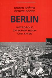 Cover of: Berlin: Metropole zwischen Boom und Krise