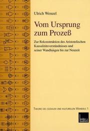 Cover of: Vom Ursprung zum Prozess by Ulrich Wenzel