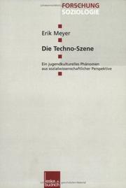 Cover of: Die Techno-Szene by Erik Meyer