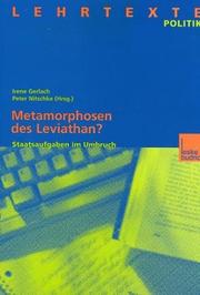 Cover of: Metamorphosen des Leviathan? by Irene Gerlach, Peter Nitschke (Hrsg.).