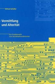 Cover of: Vermittlung und Alterität by Schäfer, Alfred