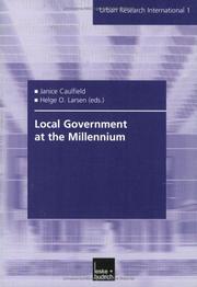 Cover of: Local government at the millennium