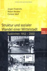 Cover of: Struktur und sozialer Wandel einer Mittelstadt