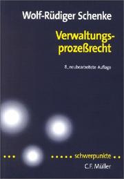 Cover of: Verwaltungsprozeßrecht
