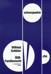 Cover of: BGB-Familienrecht