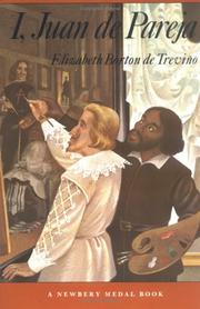 Cover of: I, Juan de Pareja (Sunburst Book) by Elizabeth Borton De Trevino